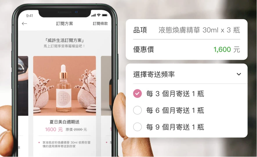OmniGO - OMO 虛實整合系統 | D2C 通路銷售品牌：商品訂閱週期購，實現品牌長期穩定現金流