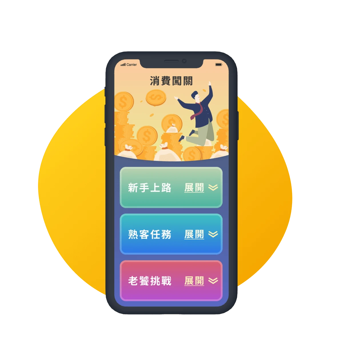 MMRM - CRM | 會員經營 | 會員活動系統 ( 行銷活動系統 ) - 多元又彈性的闖關活動設計功能，讓你的 APP / LINE 會員活動獨一無二！可於任務中建立各種關卡，增添任務多元性。打造圈粉神器的關鍵就在這。