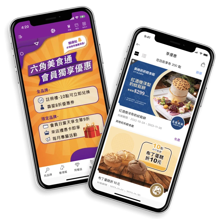 圖 5. 六角美食通 APP